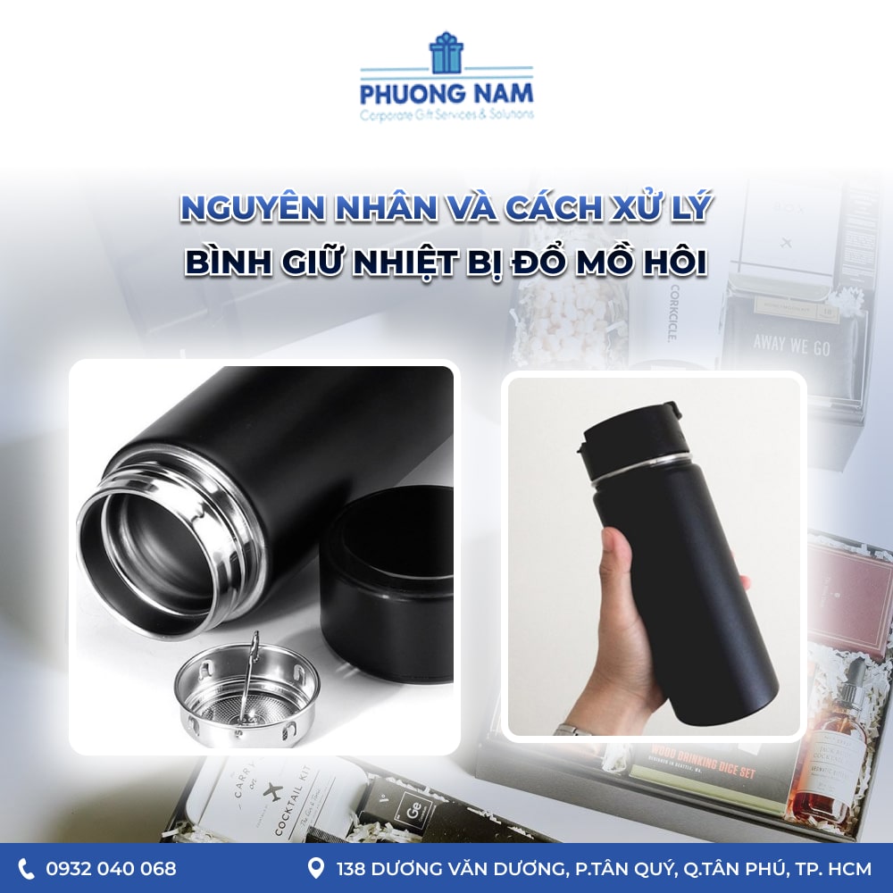 Nguyên nhân và cách xử lý bình giữ nhiệt bị đổ mồ hôi