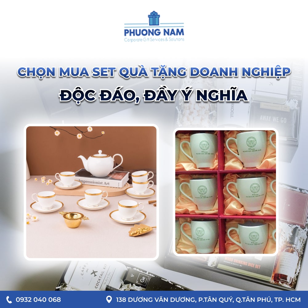 Chọn mua Set quà tặng doanh nghiệp độc đáo, đầy ý nghĩa