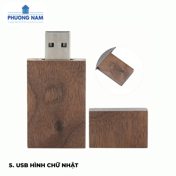 USB quà tặng quảng cáo doanh nghiệp - hình chữ nhật